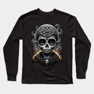 Spooky Kidz  - Dia De Los Muertos Long Sleeve T-Shirt